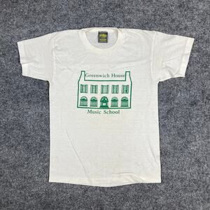 Jerzees T Shirt Kids L 14-16 White Greenwich House Graphic School‎
